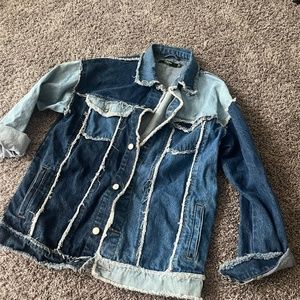 Jaded London Patchwork Denim Jacket